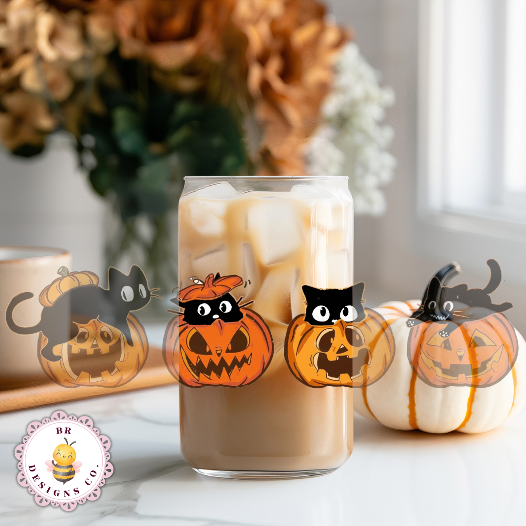 Cats and Pumpkins Cup