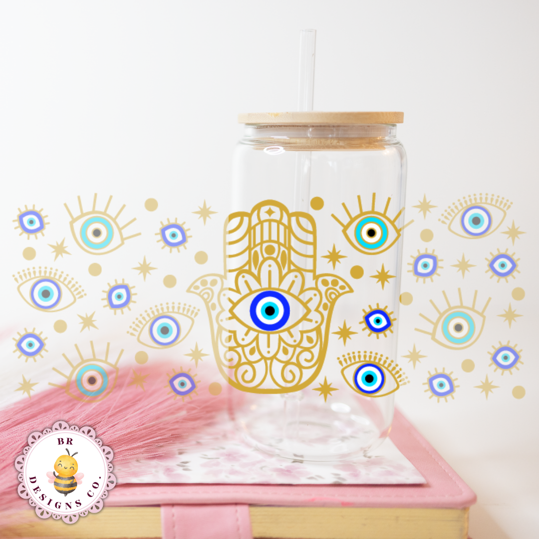 Evil Eye Hamsa Cup