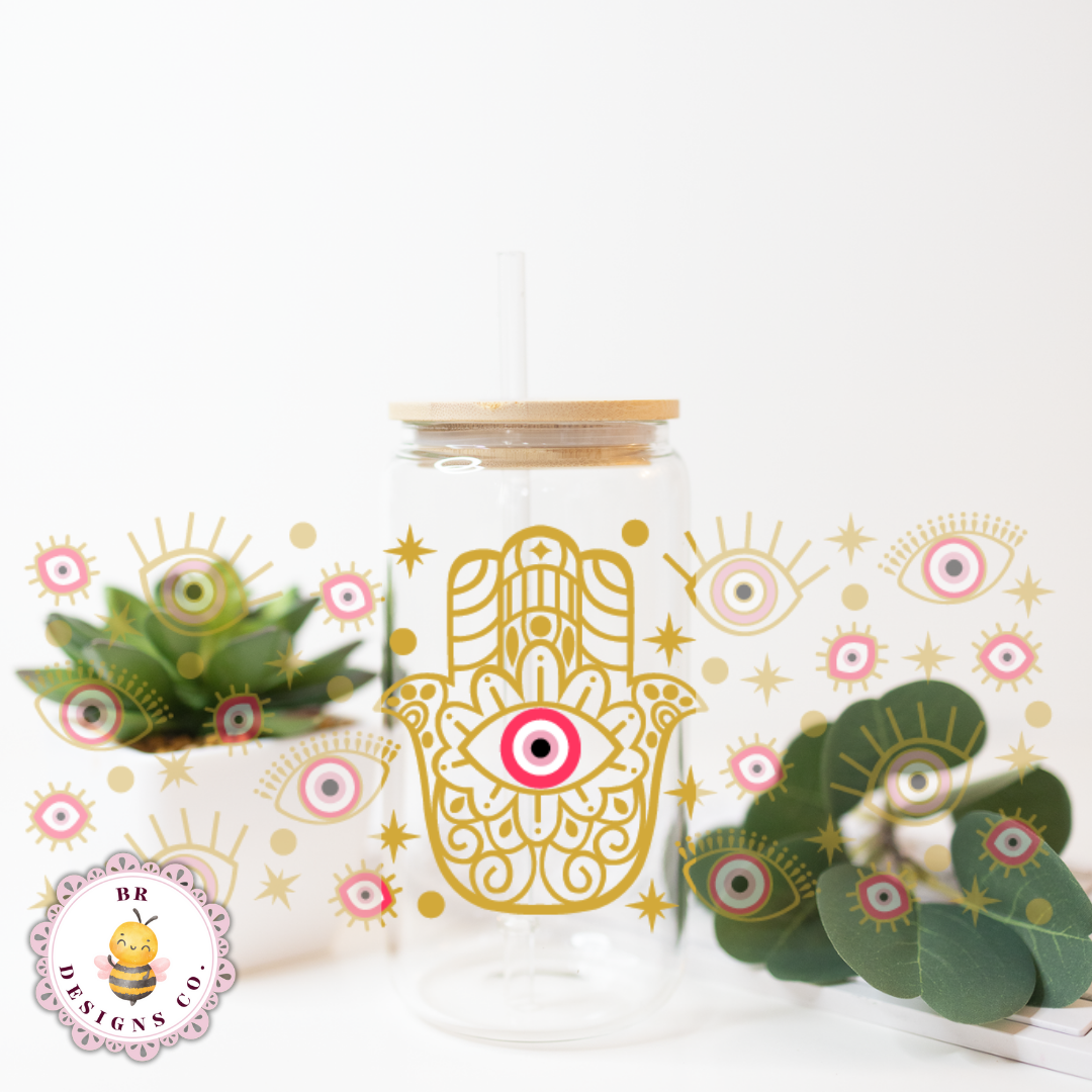 Evil Eye Hamsa Cup