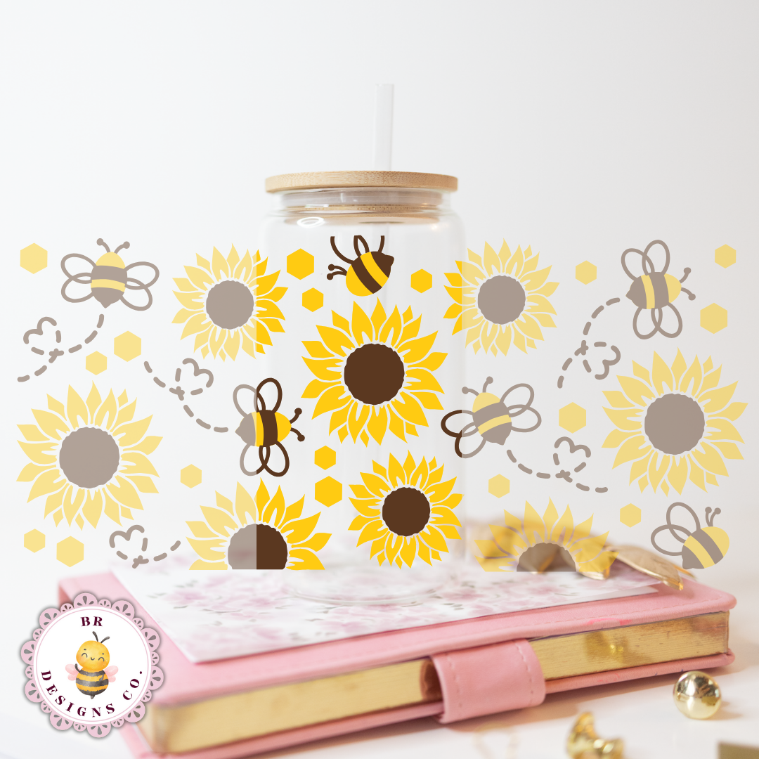 Sunflowers and Bees Cup