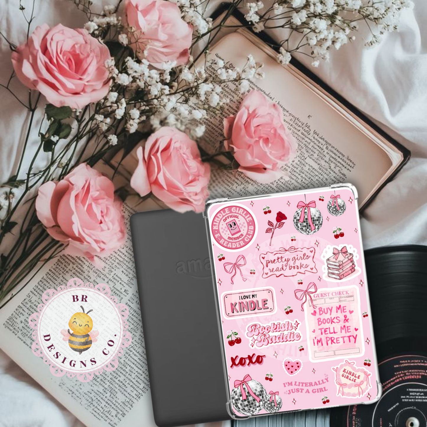 Pink Aesthetic Kindle Insert