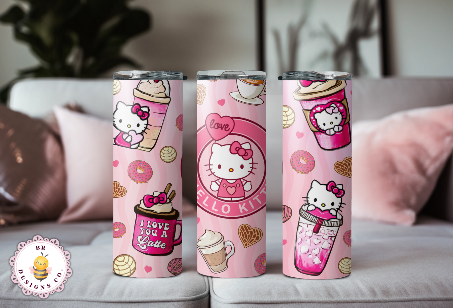 Valentine Kitty Tumbler