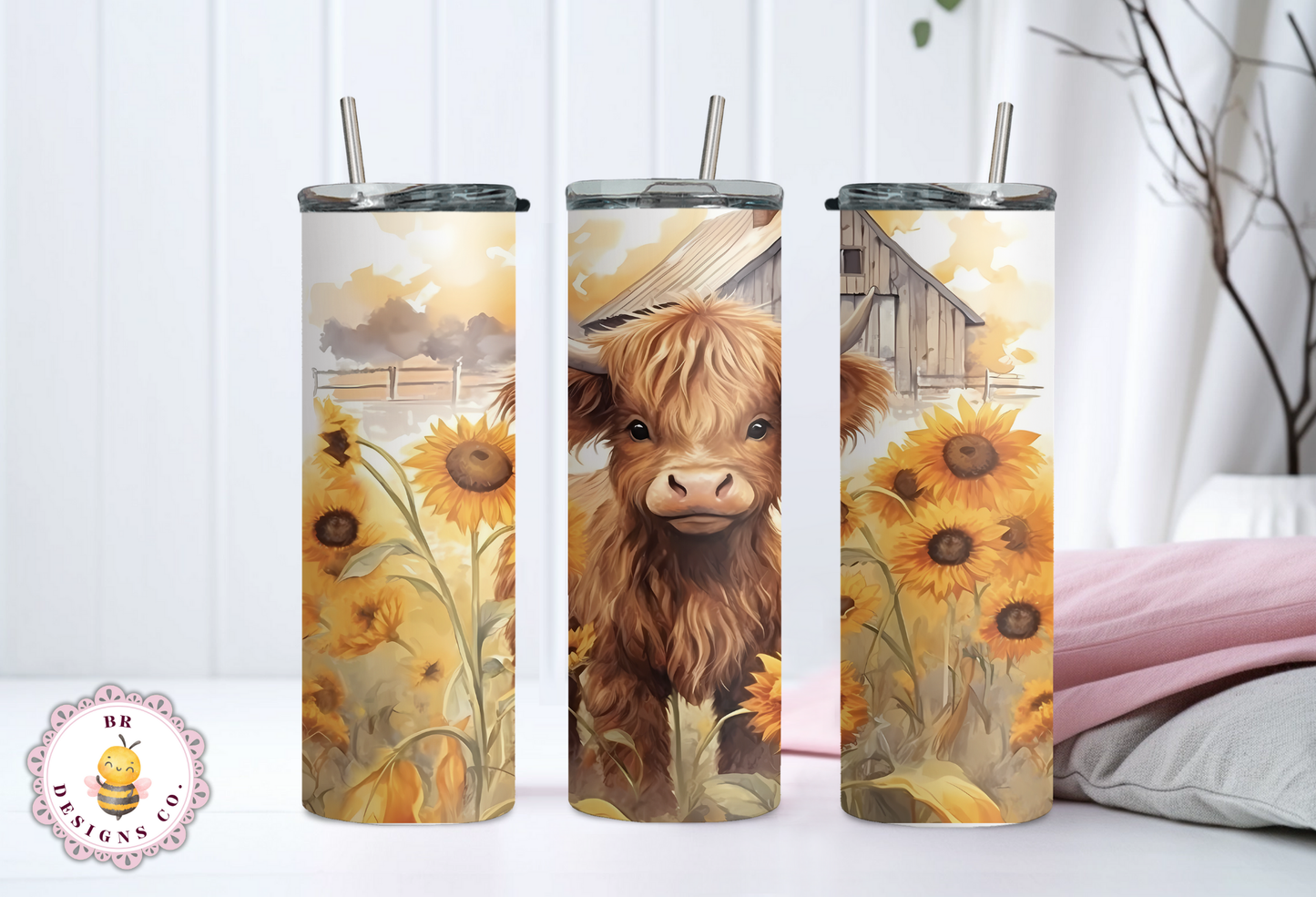 Highland Cow Tumbler