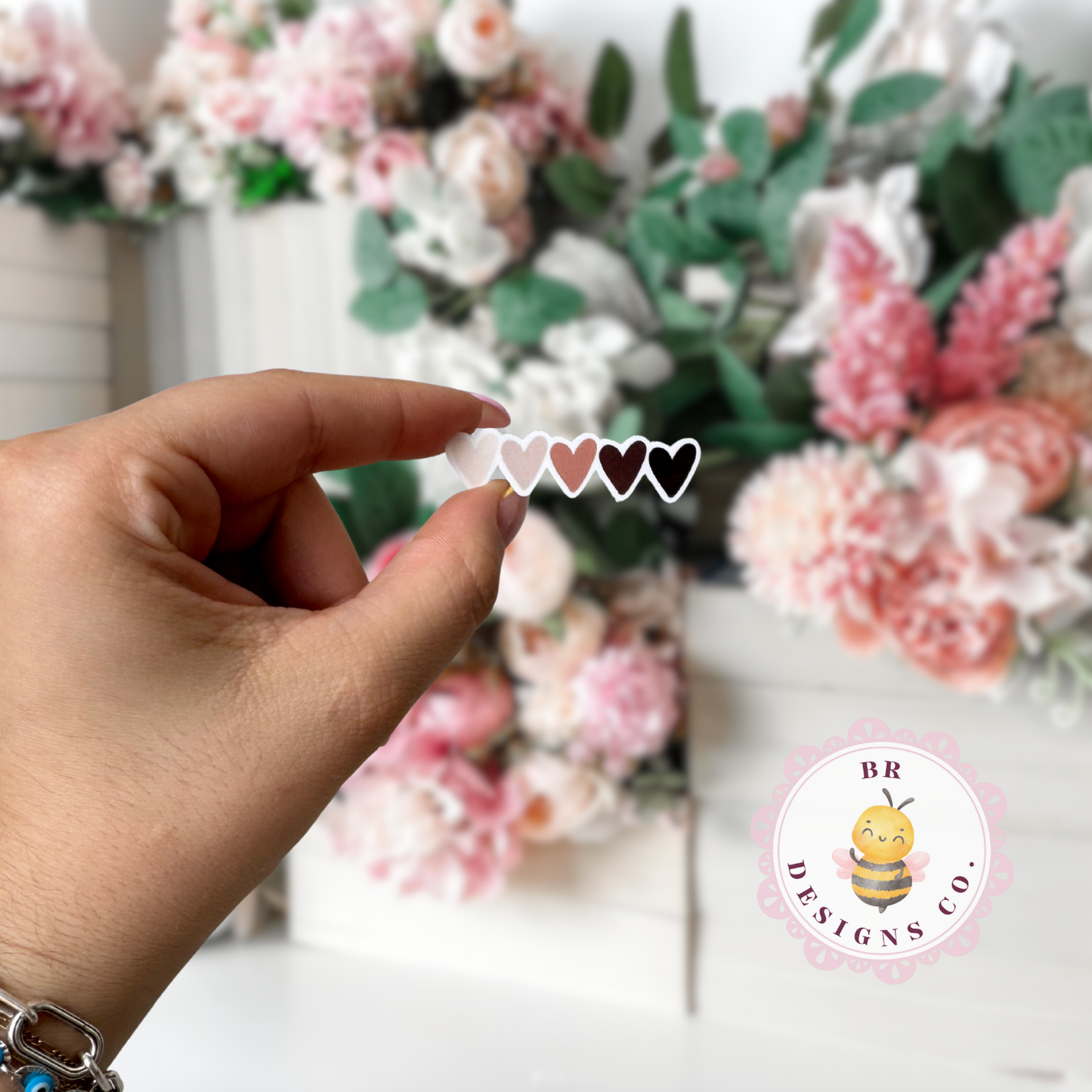 Neutral Tone Hearts