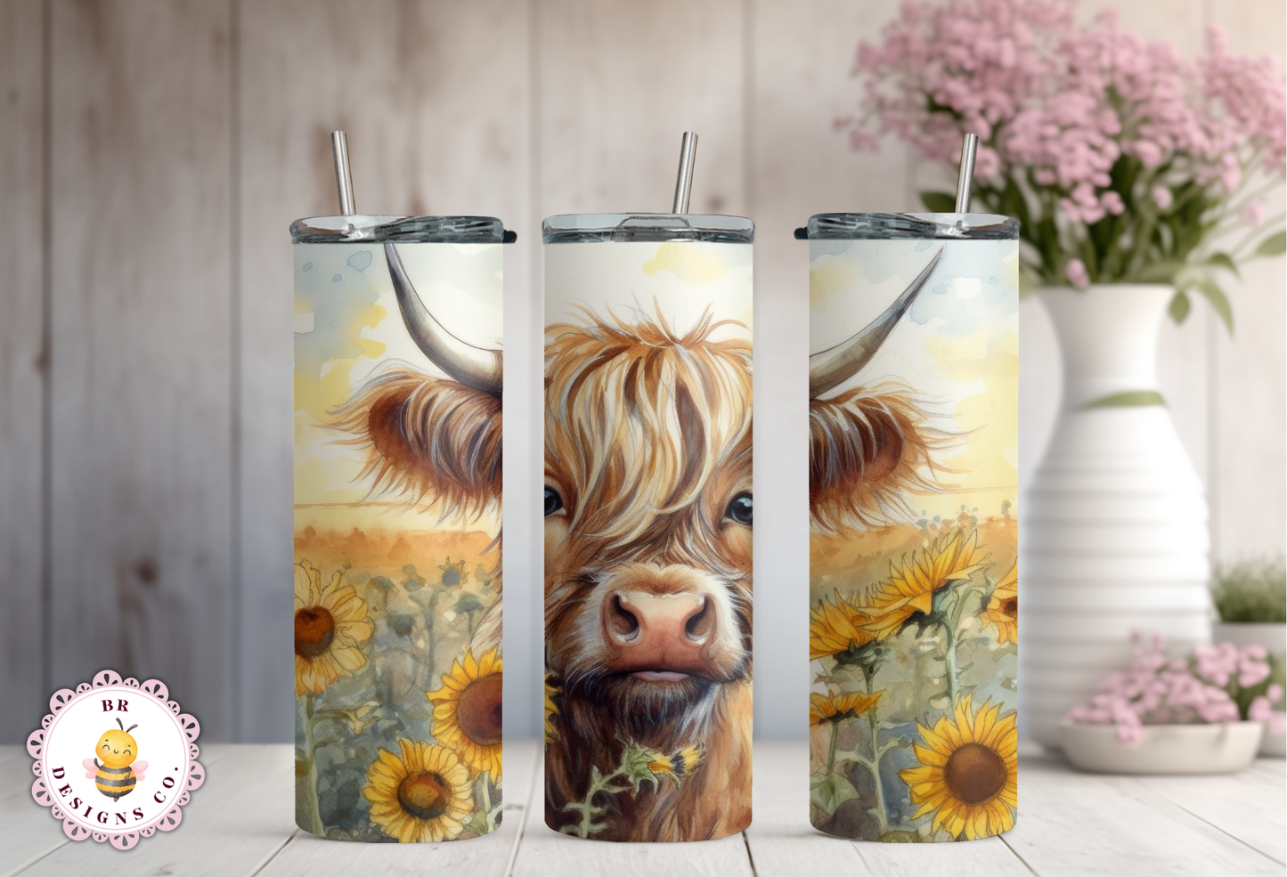 Highland Cow Tumbler