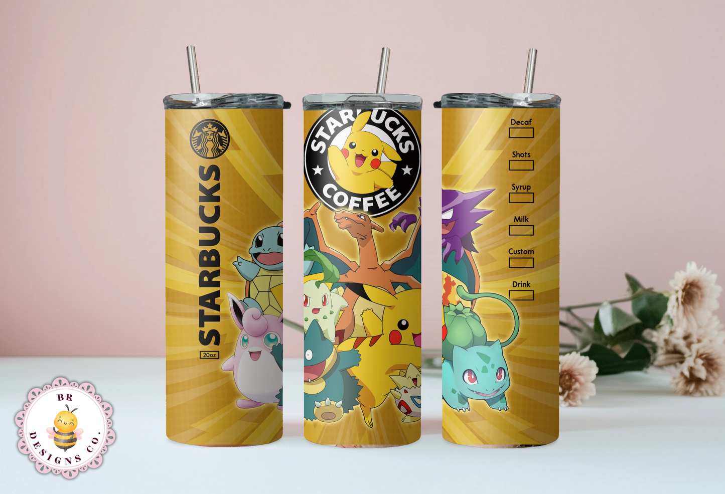 Poke Coffee Tumbler