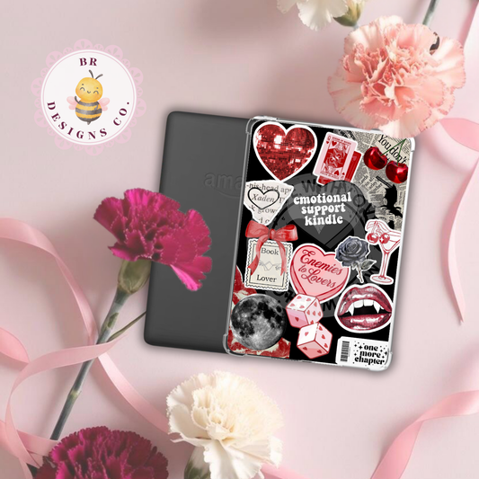 Black & Red Aesthetic Kindle Insert