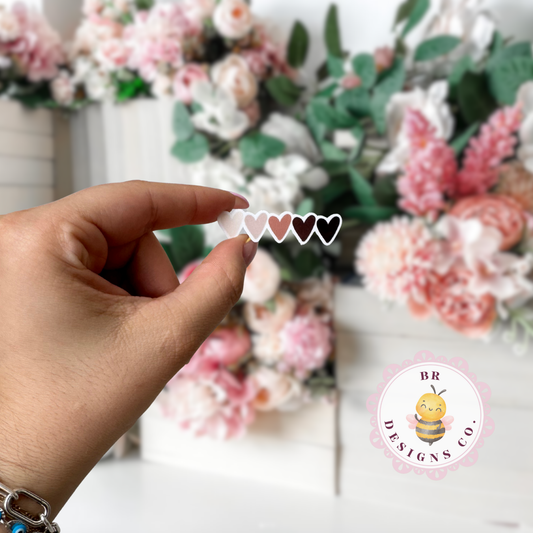 Neutral Tone Hearts
