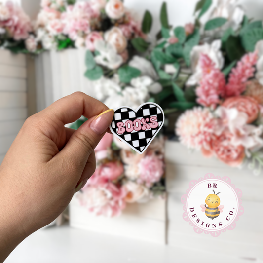 Books & Checkered Heart